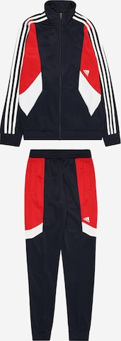 Costum de trening de la ADIDAS SPORTSWEAR pe albastru: față