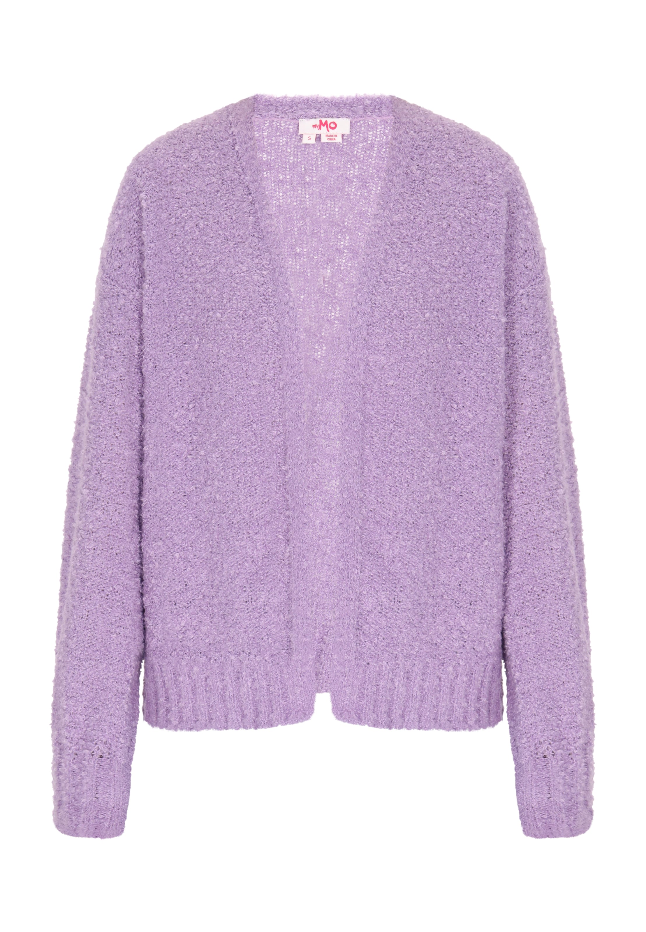 MYMO Kardigan w kolorze fioletowy: przód