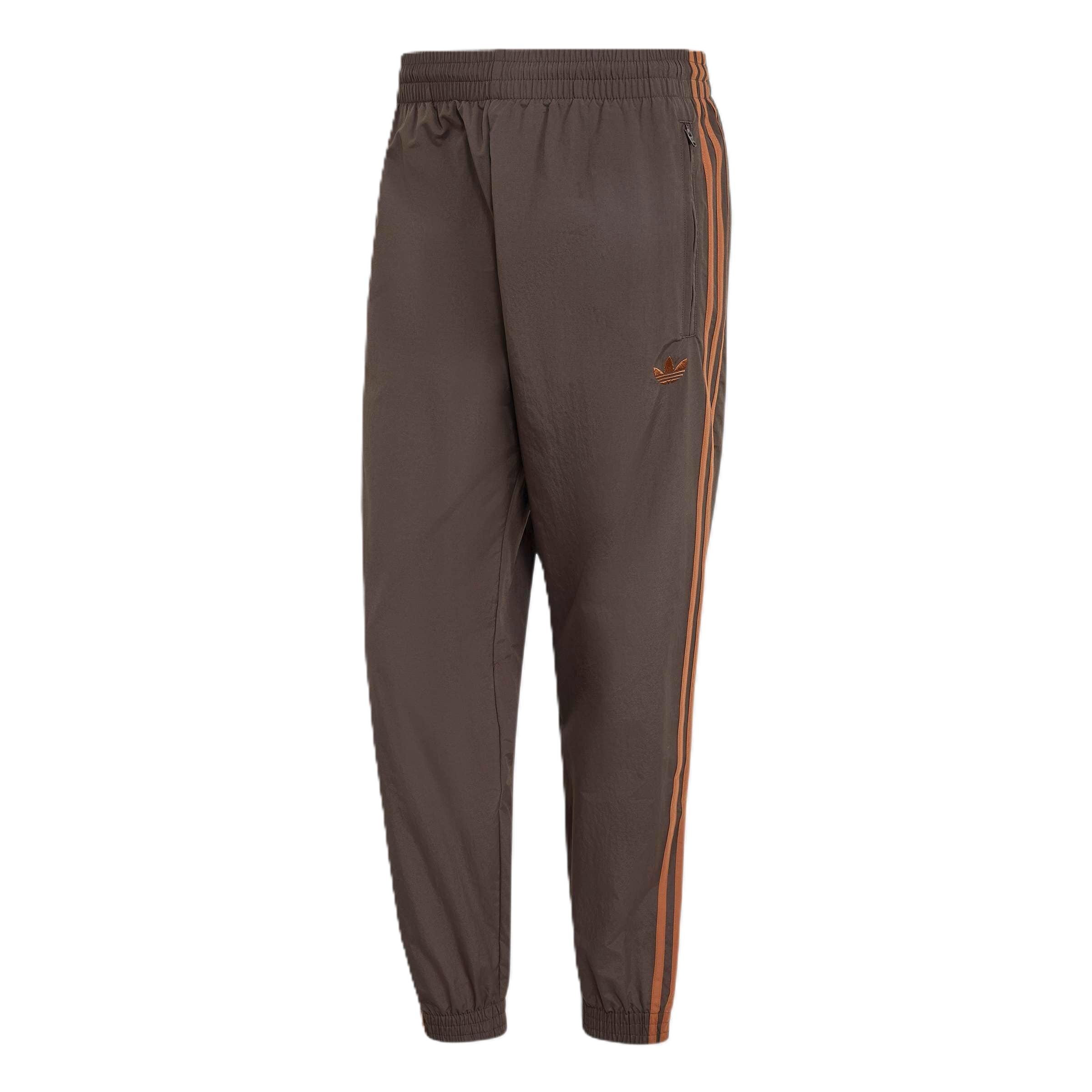 ADIDAS ORIGINALS Ozke Hlače 'Firebird' | rjava barva: sprednja stran
