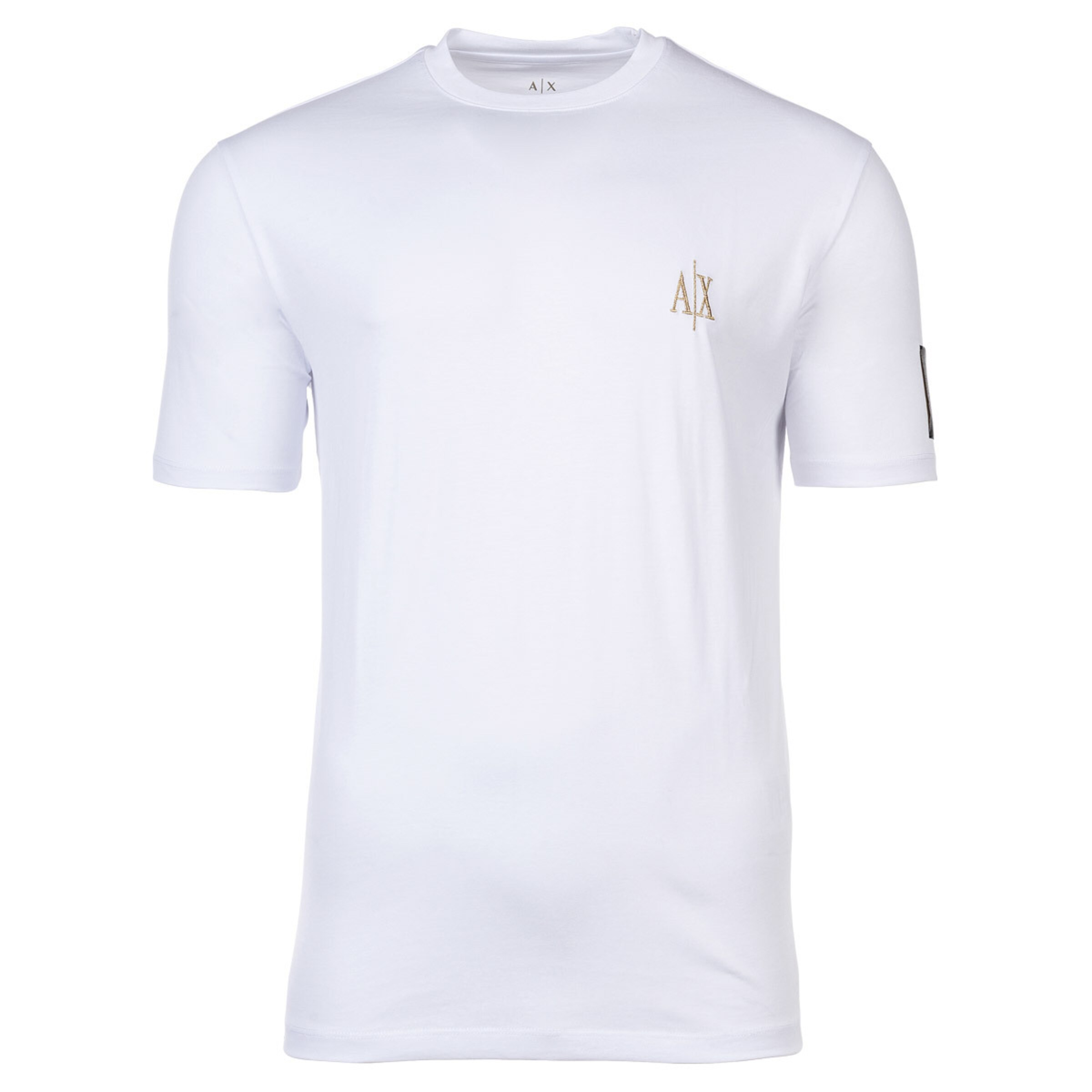 T-Shirt ARMANI EXCHANGE en blanc : devant