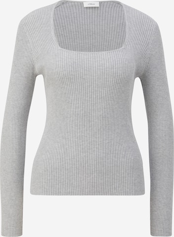 s.Oliver BLACK LABEL - Jersey en gris: frente