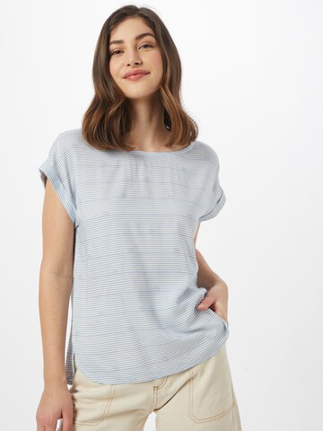 WLD - Camisa 'WINE OF LOVE' em azul: frente