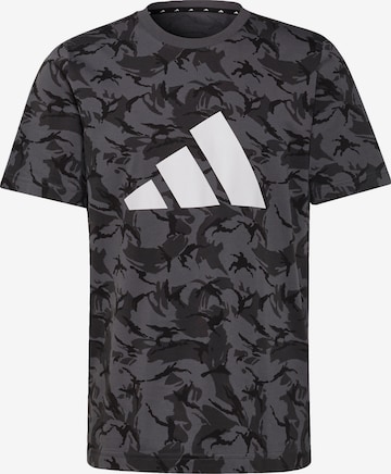 T-Shirt fonctionnel 'Future Icons' ADIDAS PERFORMANCE en gris : devant