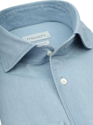Profuomo Slim fit Button Up Shirt in Blue