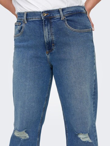 ONLY Carmakoma regular Jeans 'Jules' i blå