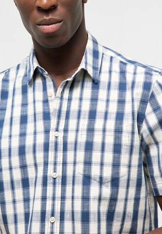 MUSTANG Regular fit Button Up Shirt in Blue