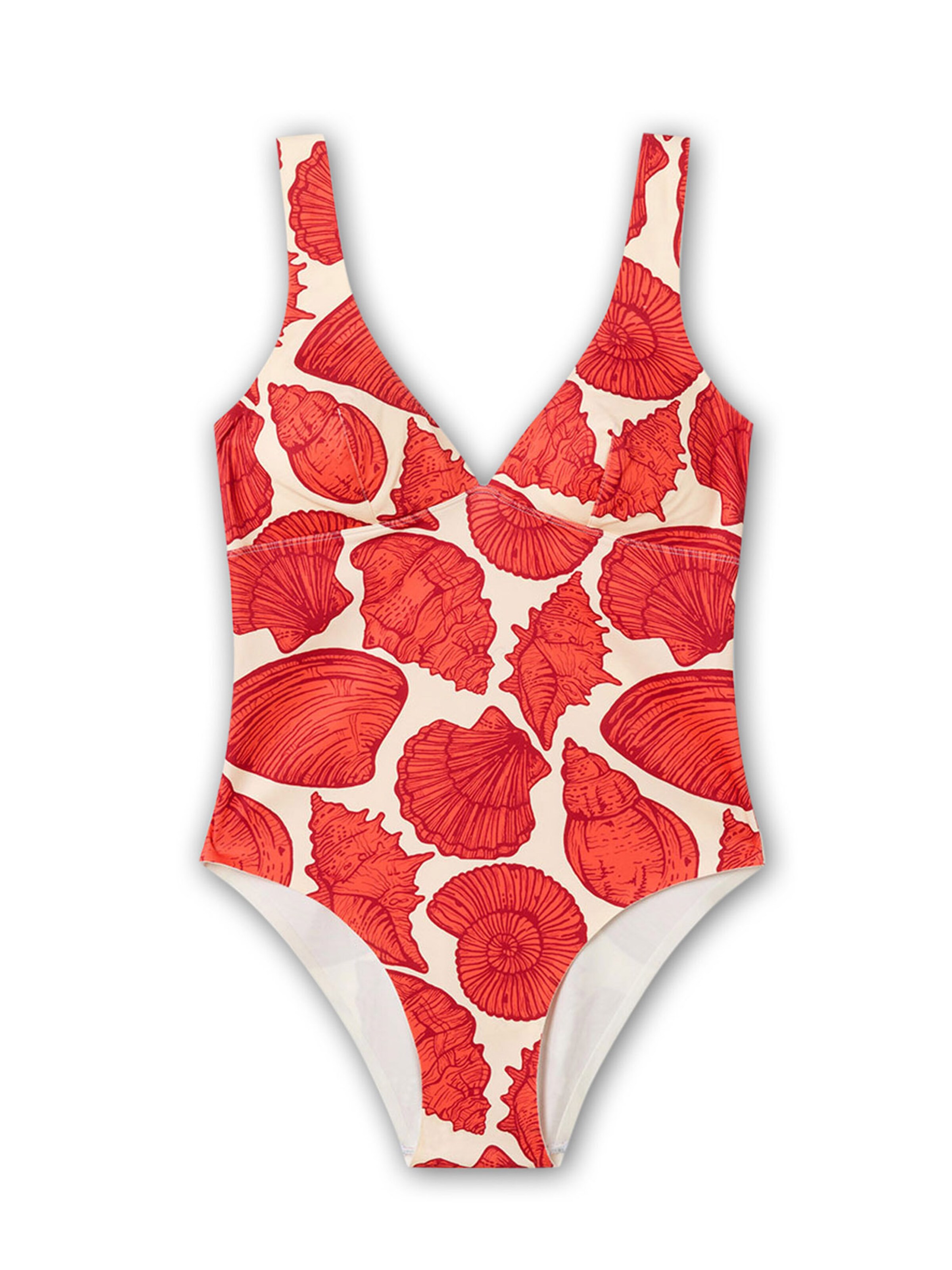 Triangle Maillot de bain Gisela en rouge : devant