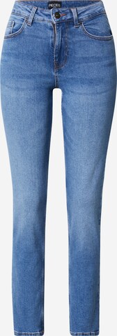 PIECES Regular Jeans 'Luna' in Blauw: voorkant