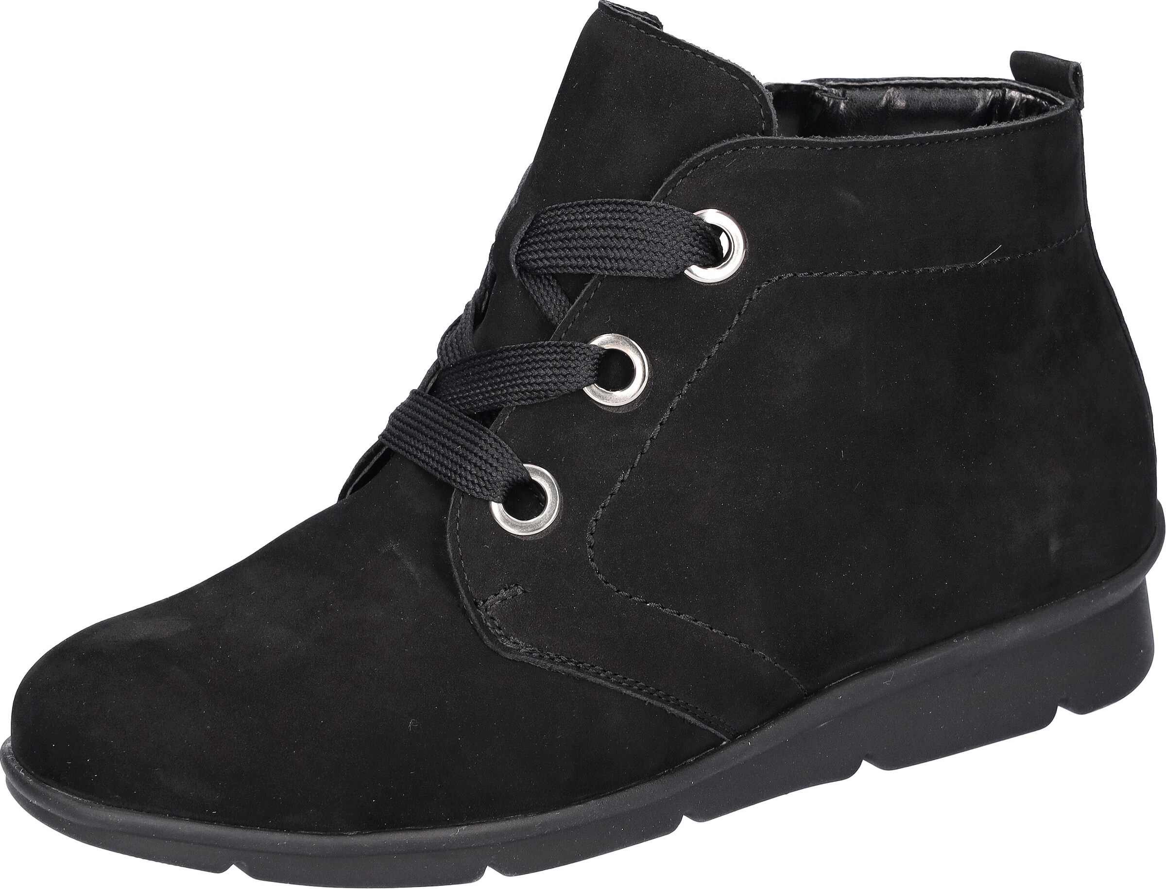 WALDLÄUFER Ankle Boots in Schwarz: Vorderseite