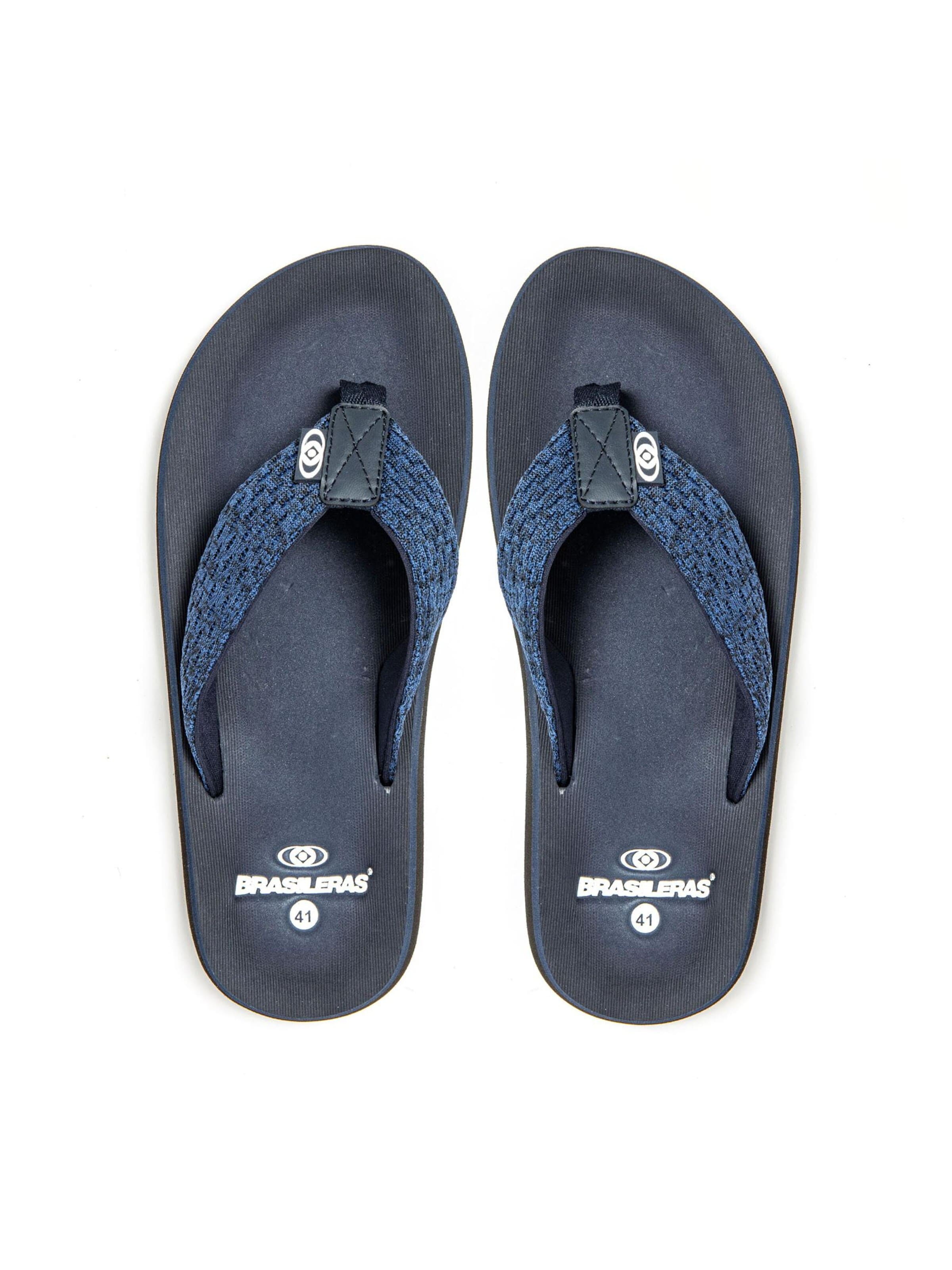 Brasileras Beach & Pool Shoes 'Puff Marbled' in Blue