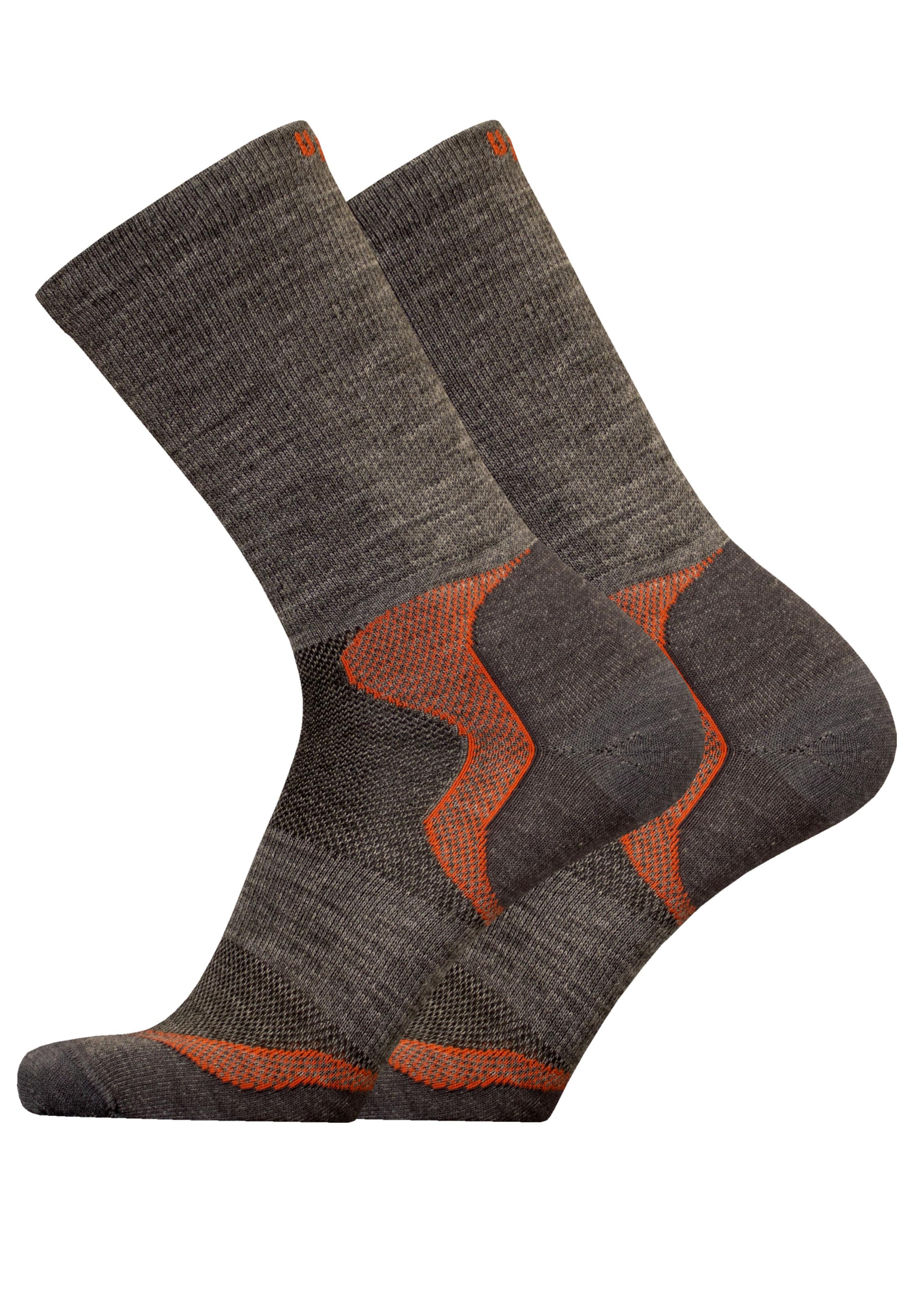 UphillSport Athletic Socks 'MALLA' in Grey: front