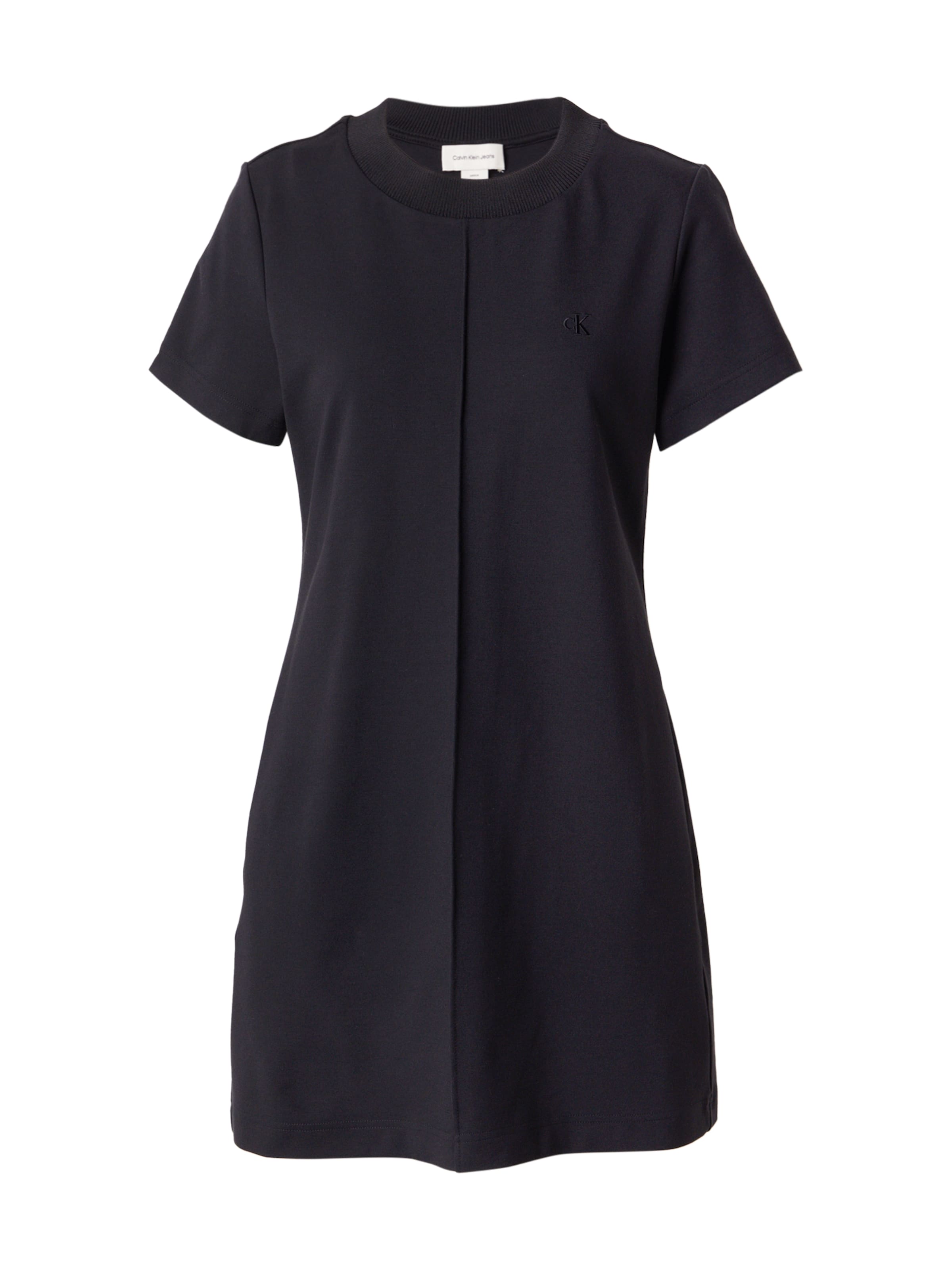 Calvin Klein Jeans Рокля в черно: отпред