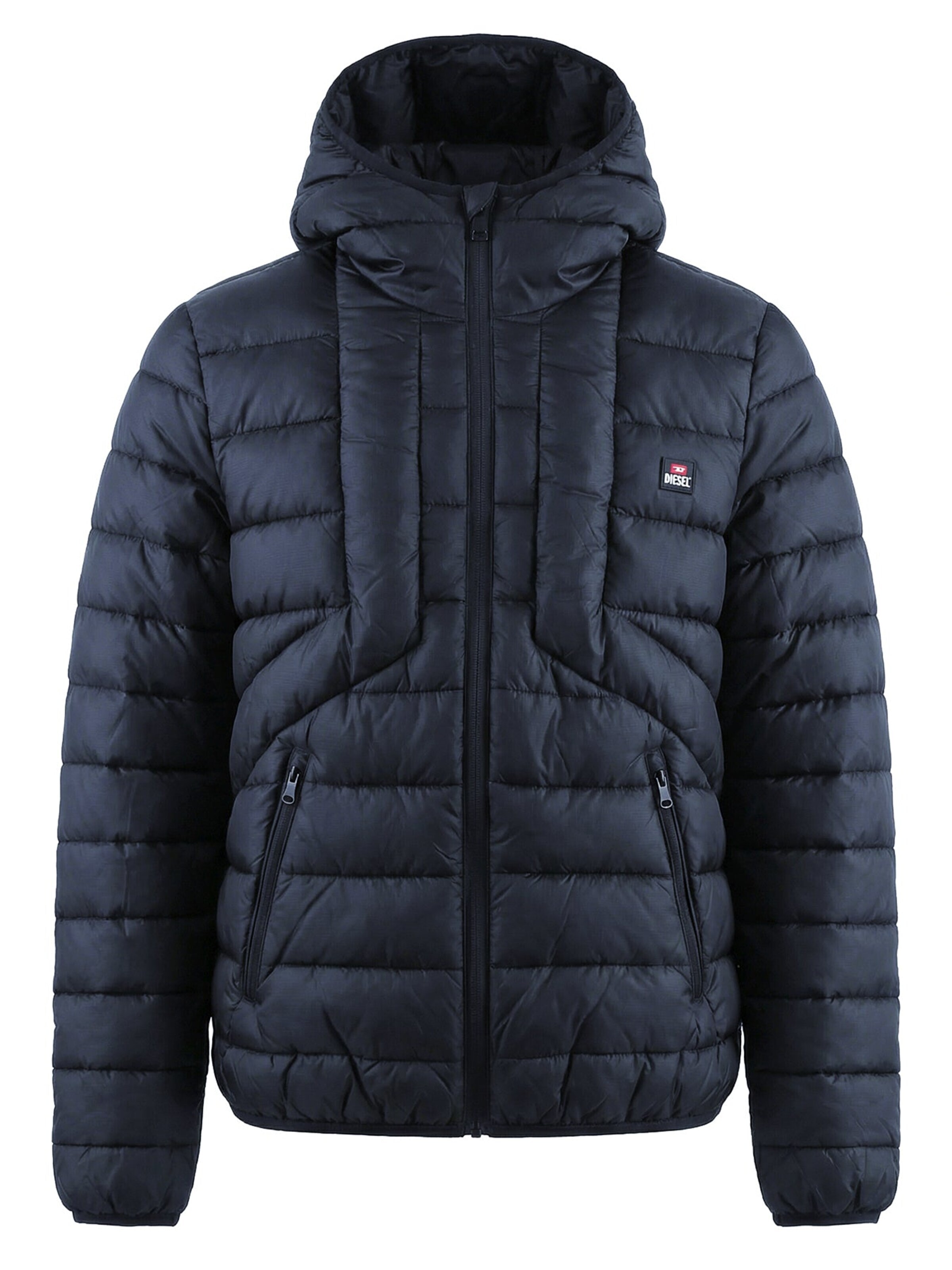 Giacca di mezza stagione 'W-DWAIN-OUTHOOD' in S DIESEL di colore navy, Visualizzazione prodotti