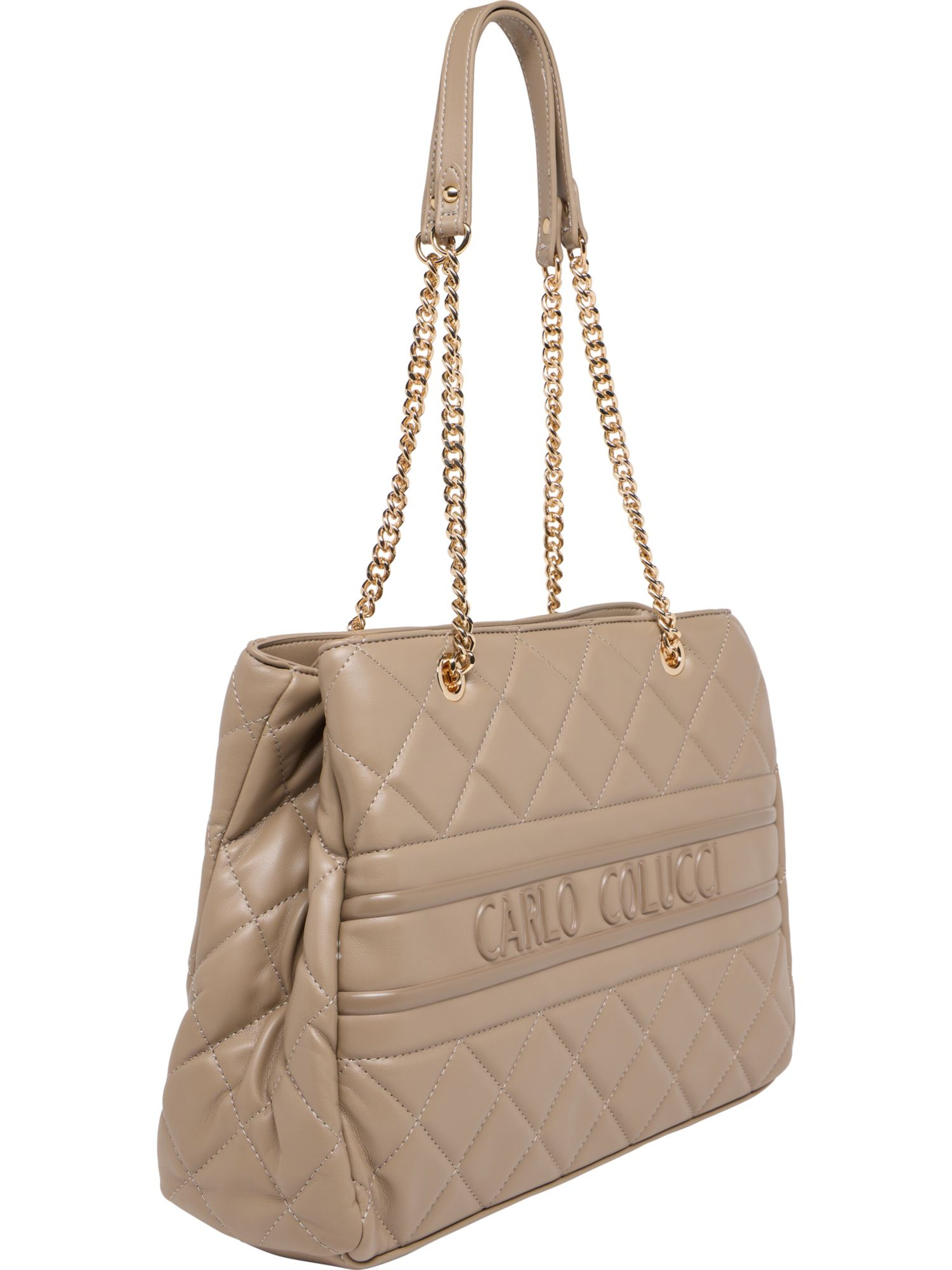 Carlo Colucci Shopper 'Falzin' in Beige