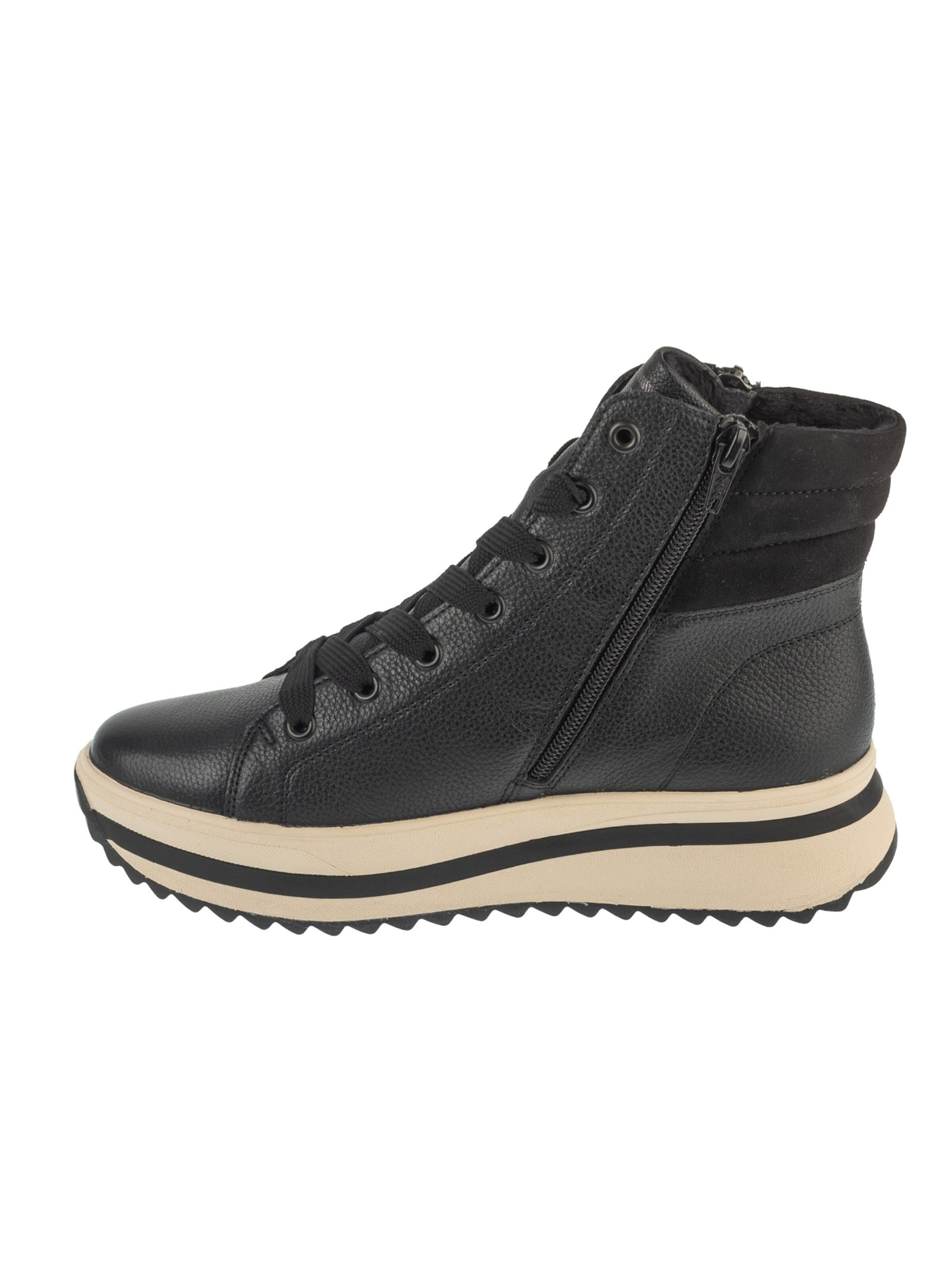Baskets basses 'Rieker Booties W3870' Rieker en noir : devant