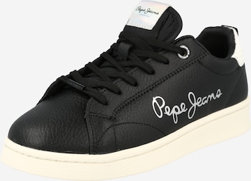 Pepe Jeans Låg sneaker 'MILTON ESSENTIAL' i svart: framsida