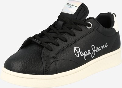 Pepe Jeans Sneaker low 'MILTON ESSENTIAL' i sølvgrå / lysegrå / sort / hvid, Produktvisning