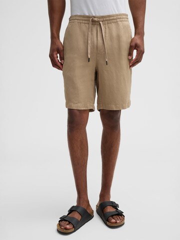 STRELLSON Loosefit Shorts 'Kaji' in Braun: Vorderseite