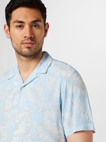 Key Largo Regular fit Button Up Shirt 'Havanna' in Blue