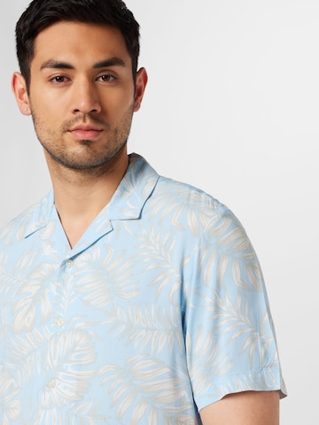 Key Largo - Regular Fit Camisa 'Havanna' em azul