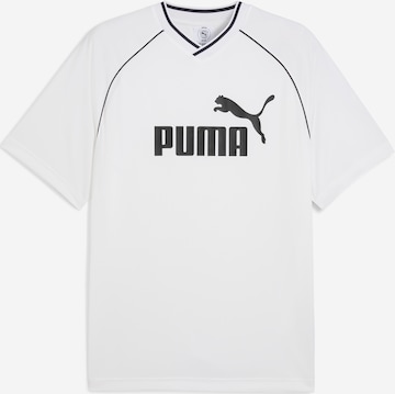 T-Shirt fonctionnel 'ESS' PUMA en blanc : devant