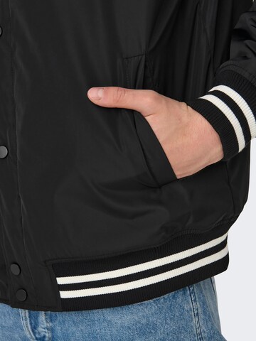 Only & Sons Between-season jacket in Black