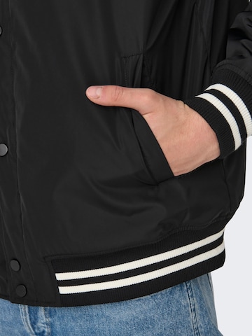 Only & Sons Between-season jacket in Black