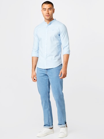 HOLLISTER - Ajuste estrecho Camisa en azul