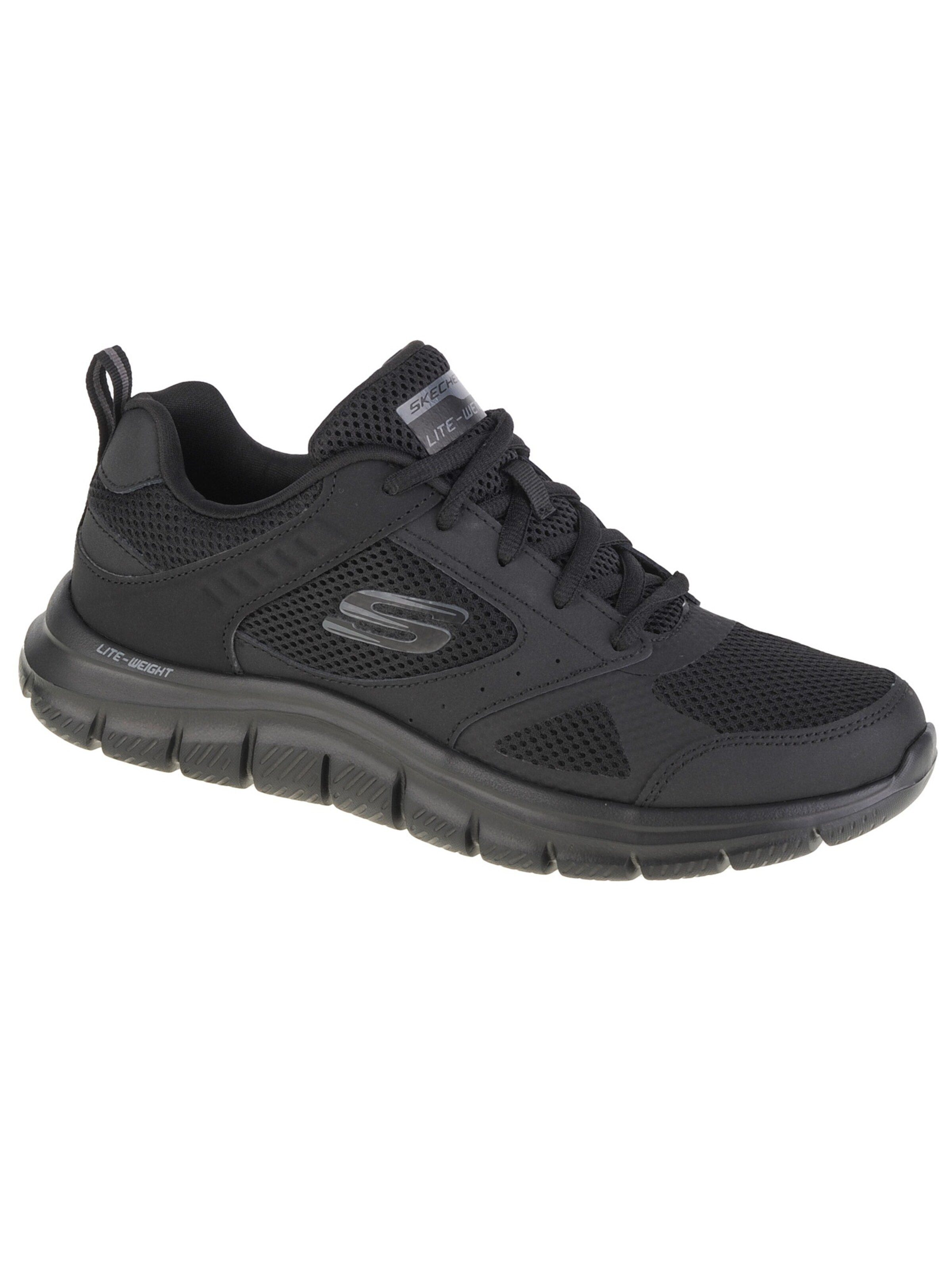 SKECHERS Platform trainers 'Skechers Track-Syntac' in Black: front
