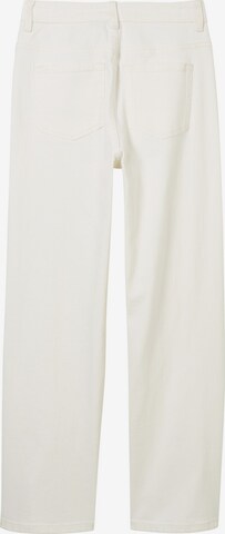 Coupe slim Jean TOM TAILOR en blanc