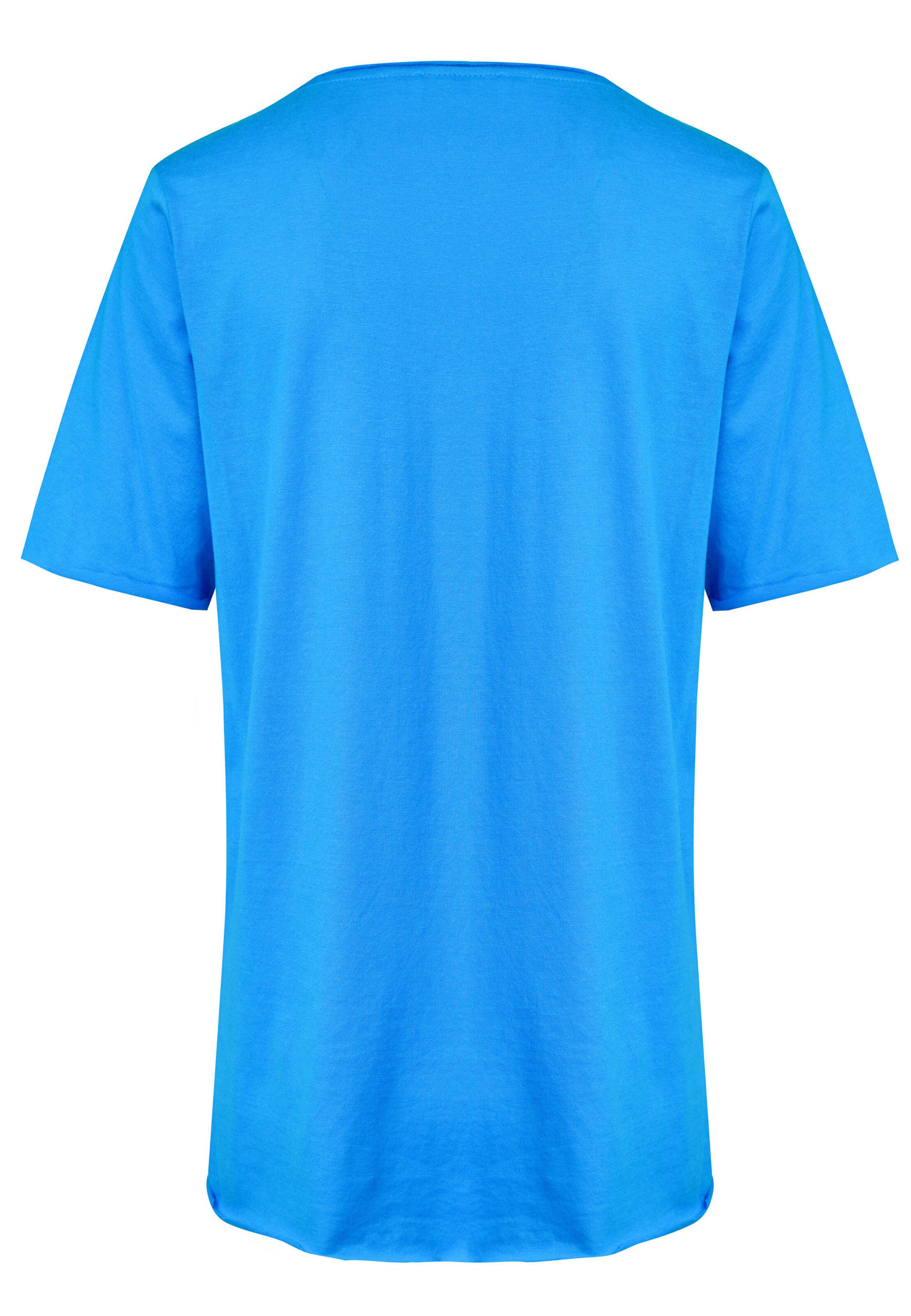 Frauen Shirts & Tops Cotton Candy T-Shirt 'NIVIA' in Blau - TX97926