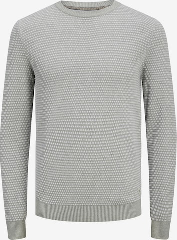 JACK & JONES Sweater 'JJEAtlas' in Grey: front