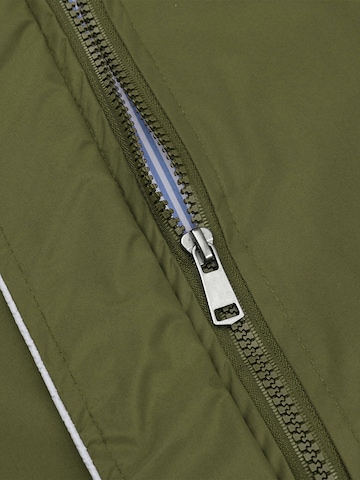 YOUTHUP Between-Seasons Coat 'Schwebe' in Green