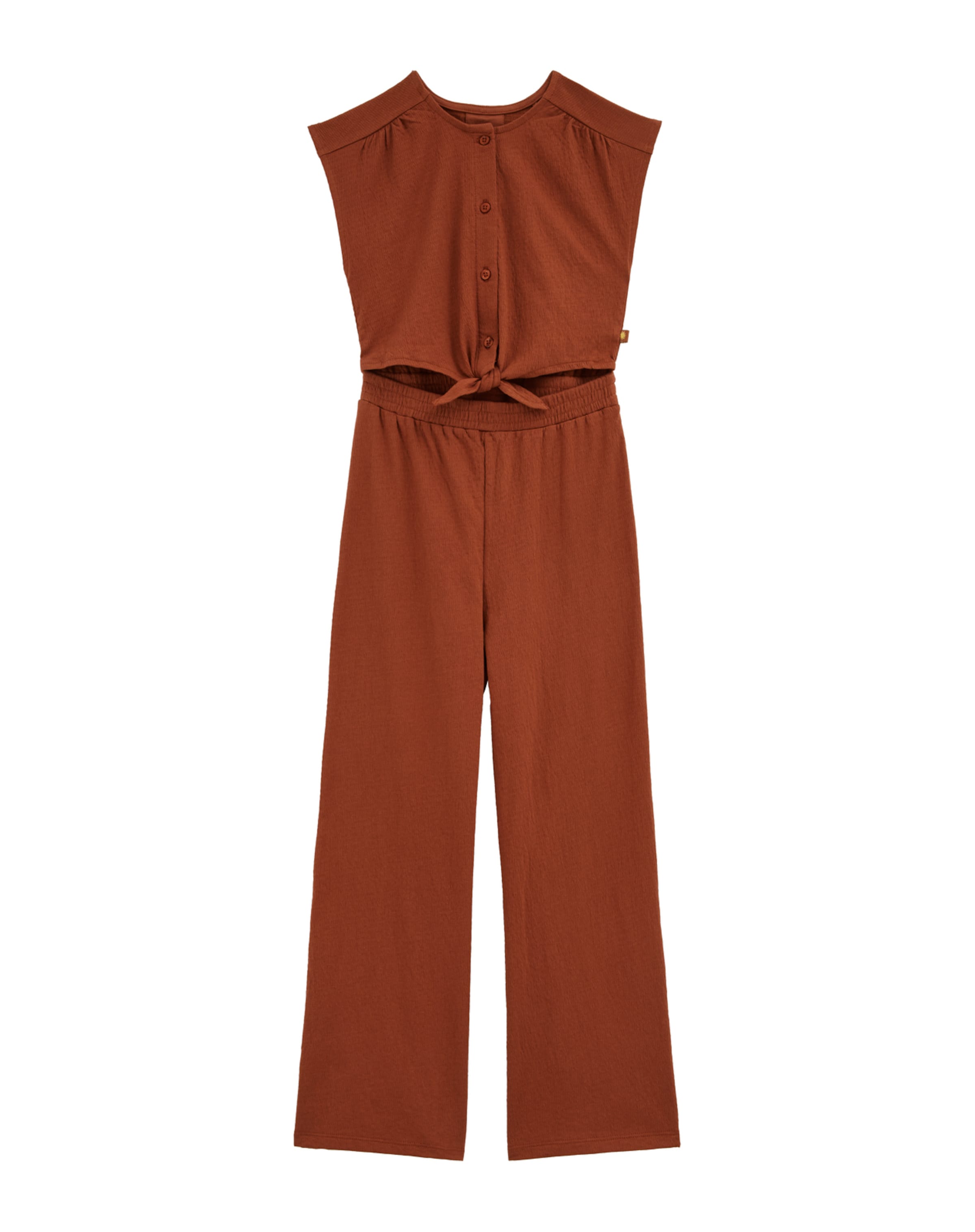 WE Fashion Комбинезон в Коричневый: спереди