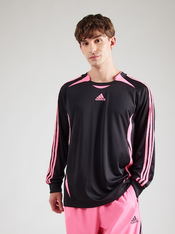 ADIDAS ORIGINALS Футболка 'TEAMGEIST ADICOLOR' в Черный: спереди