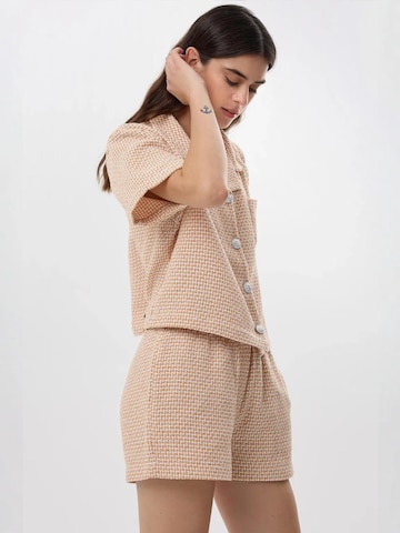 Hiccup Regular Broek in Geel