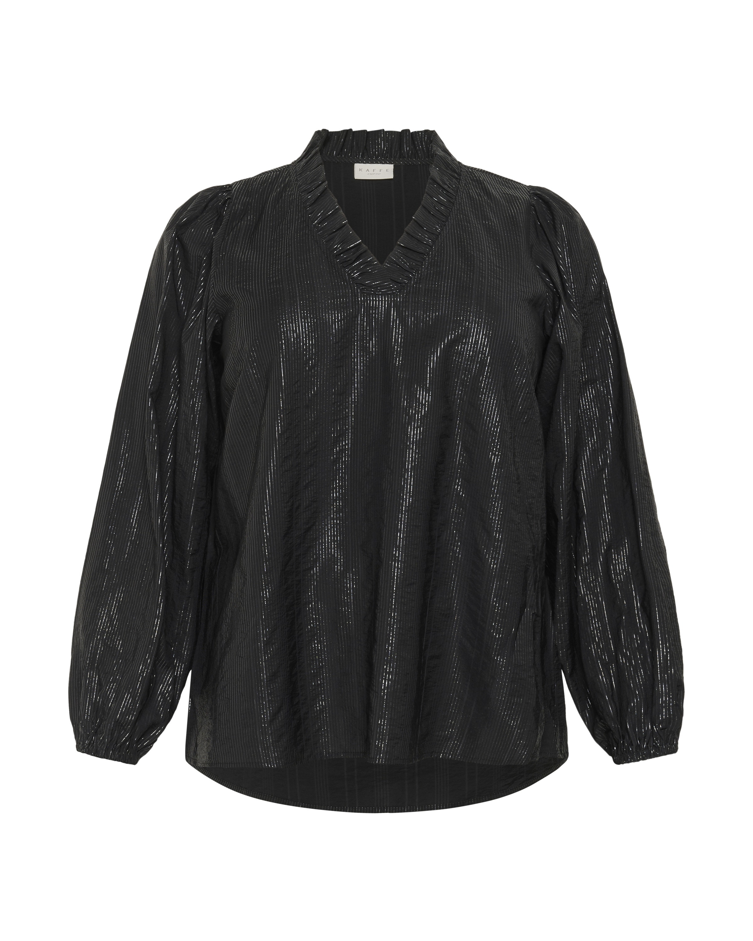 KAFFE CURVE - Blusa 'Anni' em preto: frente