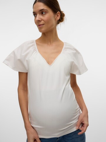 MAMALICIOUS Shirt 'MLAurina' in Wit