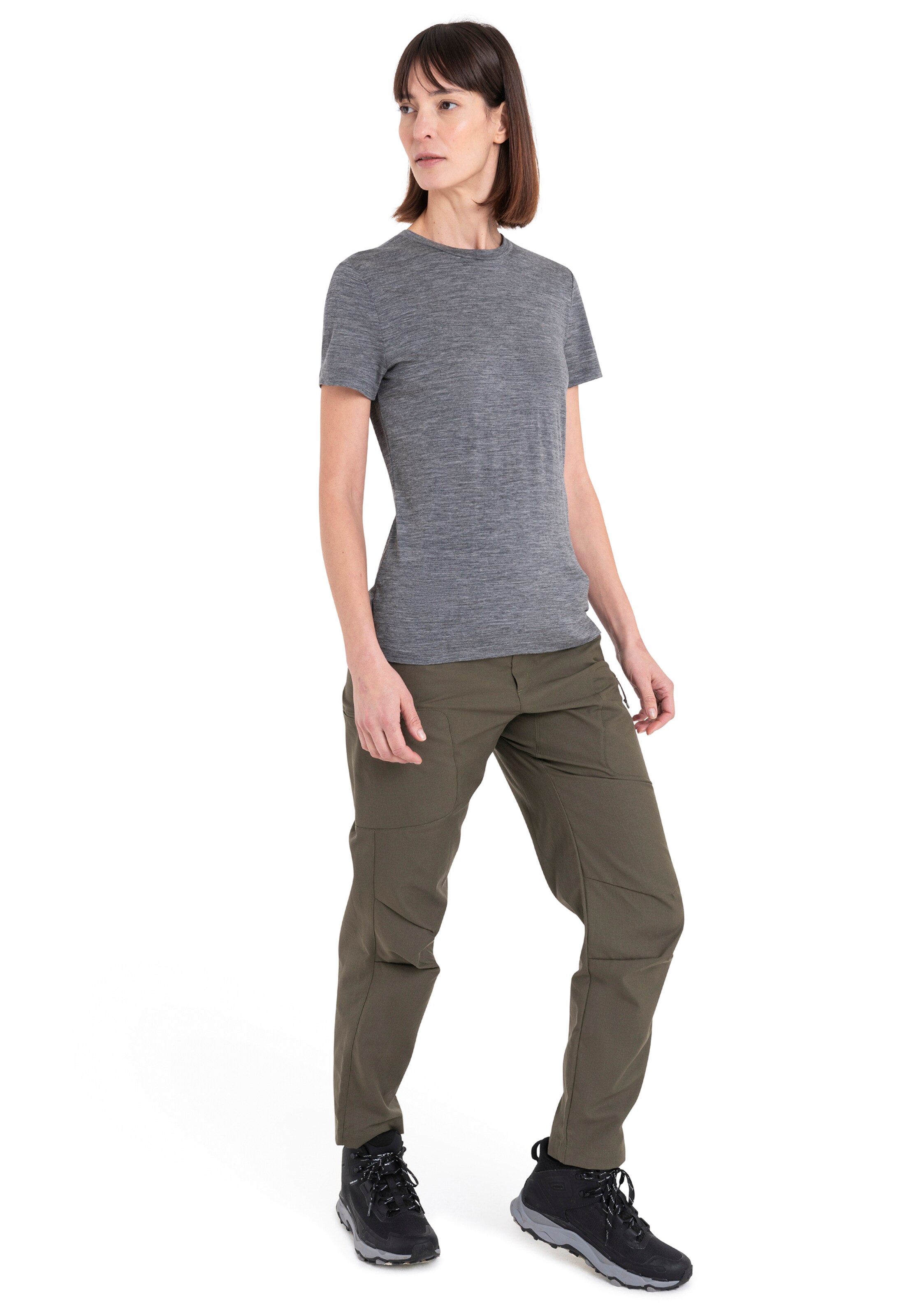 ICEBREAKER Функциональная футболка 'Tech Lite III' в Серый