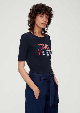 s.Oliver T-Shirt in Blau: predná strana