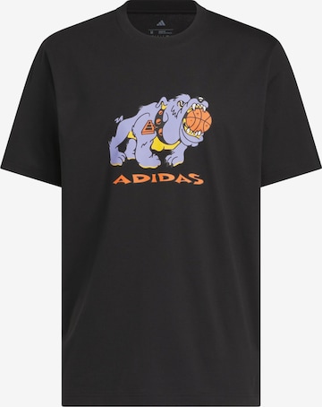 Maglia funzionale 'That Dawg in Em' di ADIDAS PERFORMANCE in nero: frontale