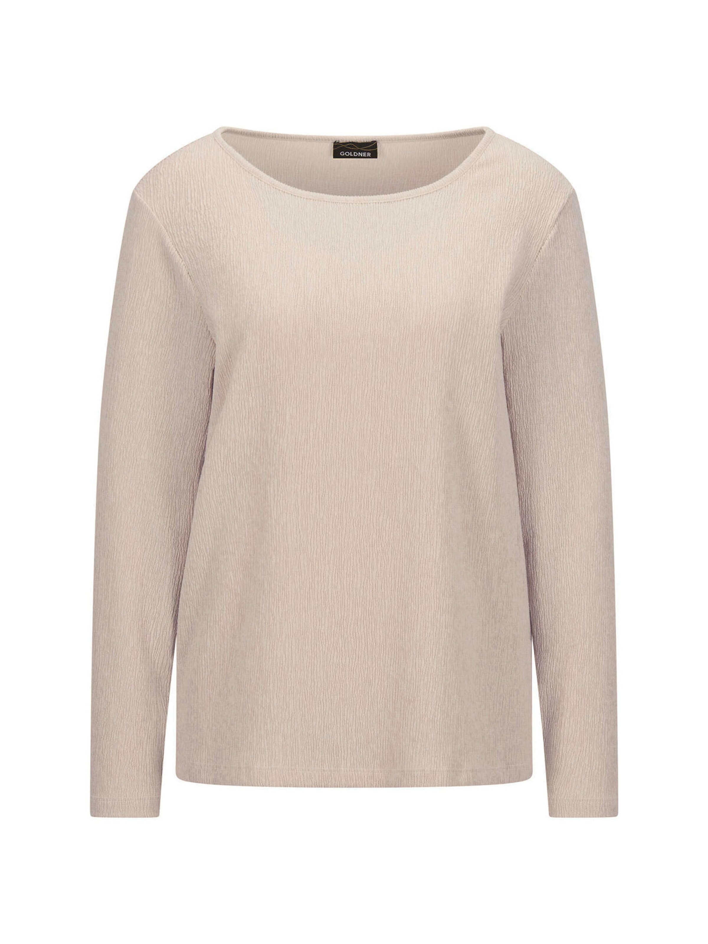 Goldner Shirt in Beige: voorkant