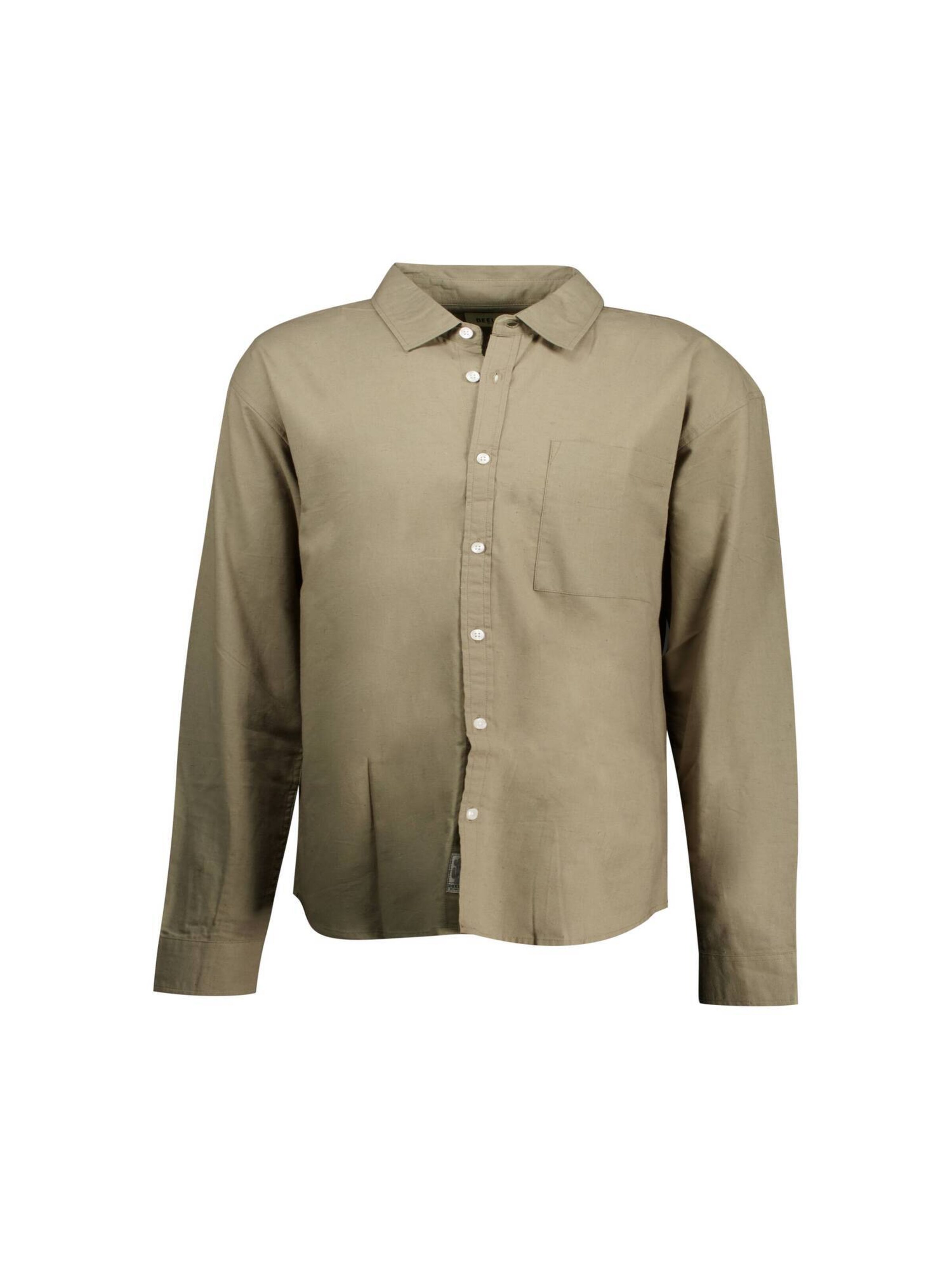 Deeluxe Hemd 'Solemio' in khaki, Produktansicht