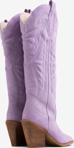 BRONX Cowboy Boots 'New-Kole' in Purple