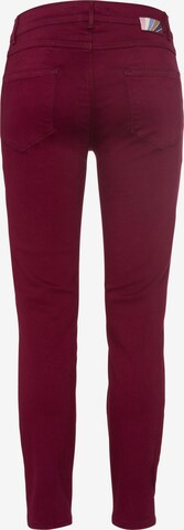 Skinny Jeans 'Ana' di BRAX in rosso: dietro