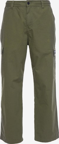 Dr. Denim Loosefit Cargobroek 'Calder Cargo' in Groen: voorkant