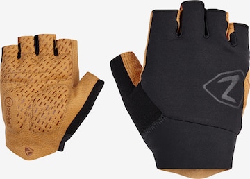 ZIENER Athletic Gloves 'CAJ' in Beige: front