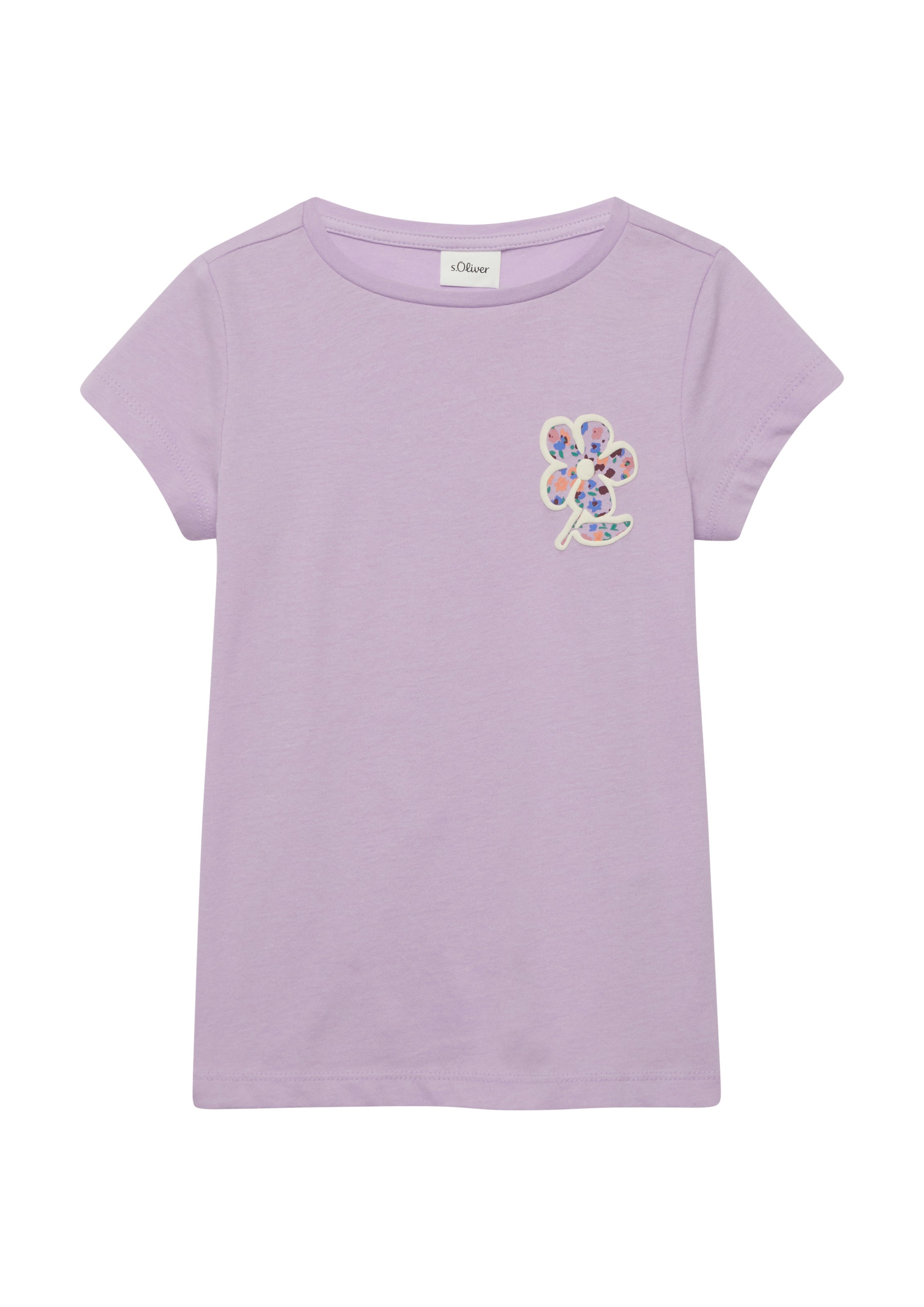 s.Oliver Shirt in Lila: voorkant