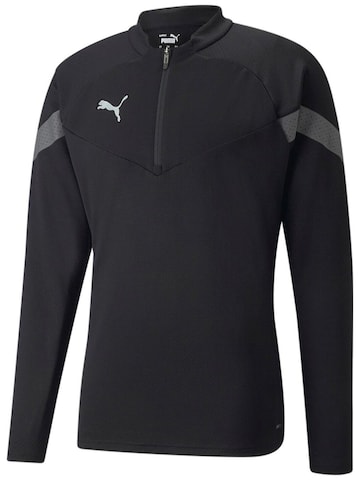 PUMA Shirt 'Puma Teamfinal Training 14 Zip' in Zwart: voorkant