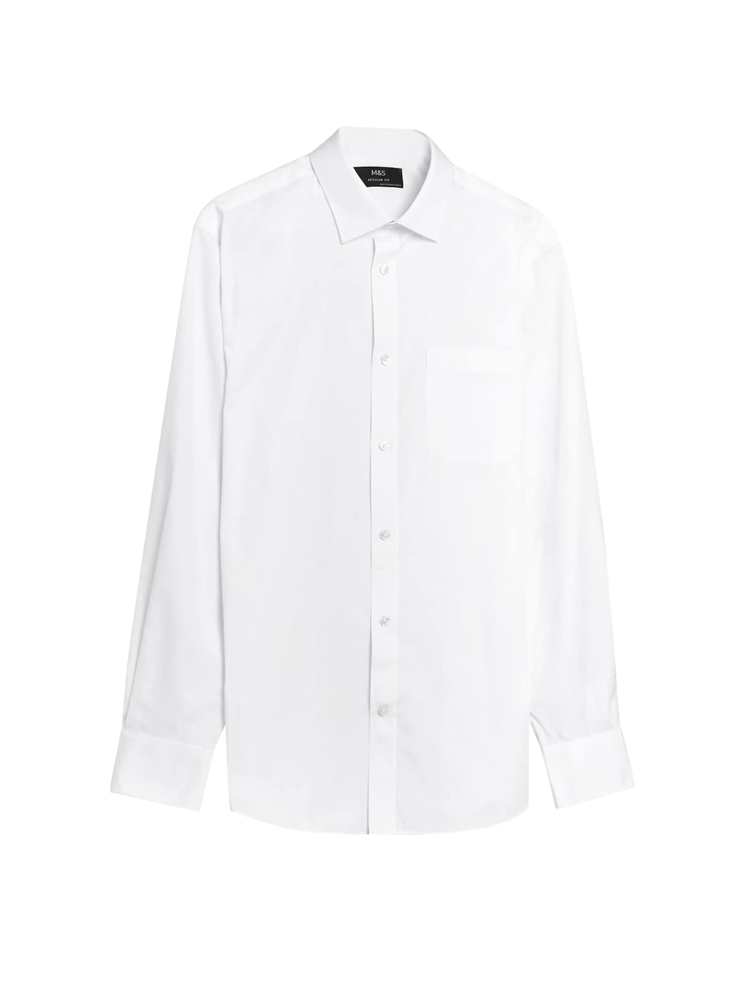 Marks & Spencer Regular Fit Hemd in Weiß